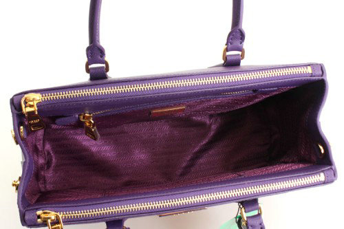 2014 Prada saffiano calfskin 30cm tote BN1801 purple
